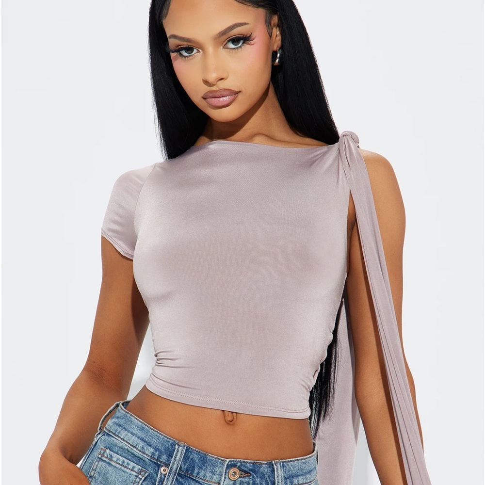 Fashion Nova Kiara One Shoulder Top